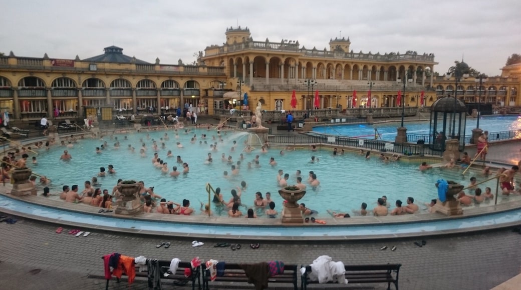 Even if it's a rainy and cold day like this, you can chill out and get warmer here outside!
There are also a few more pools and baths inside at different size and temperature.
#waterlust