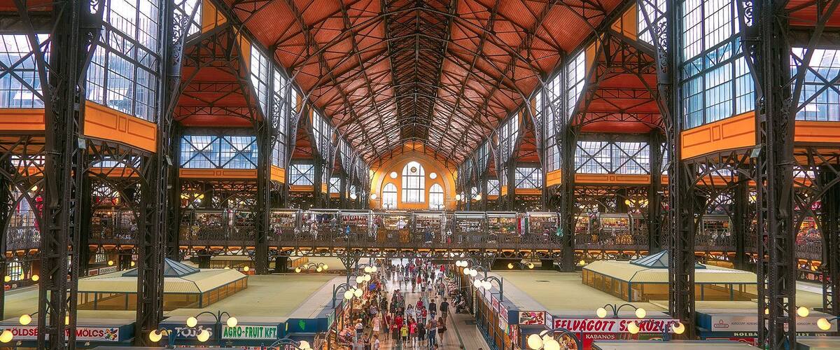 Get just about anything here. I shopped here often in my two months living in Budapest.