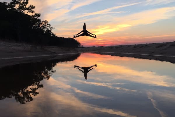 This is at Pine Cliffs Recreation Area - lovely hiking and beach area on the Neuse River.