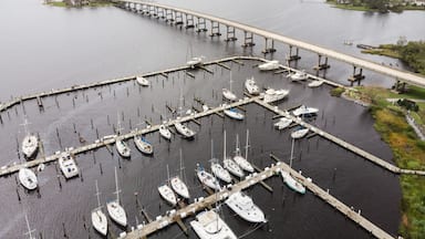 Oriental, NC Marina and Bridge