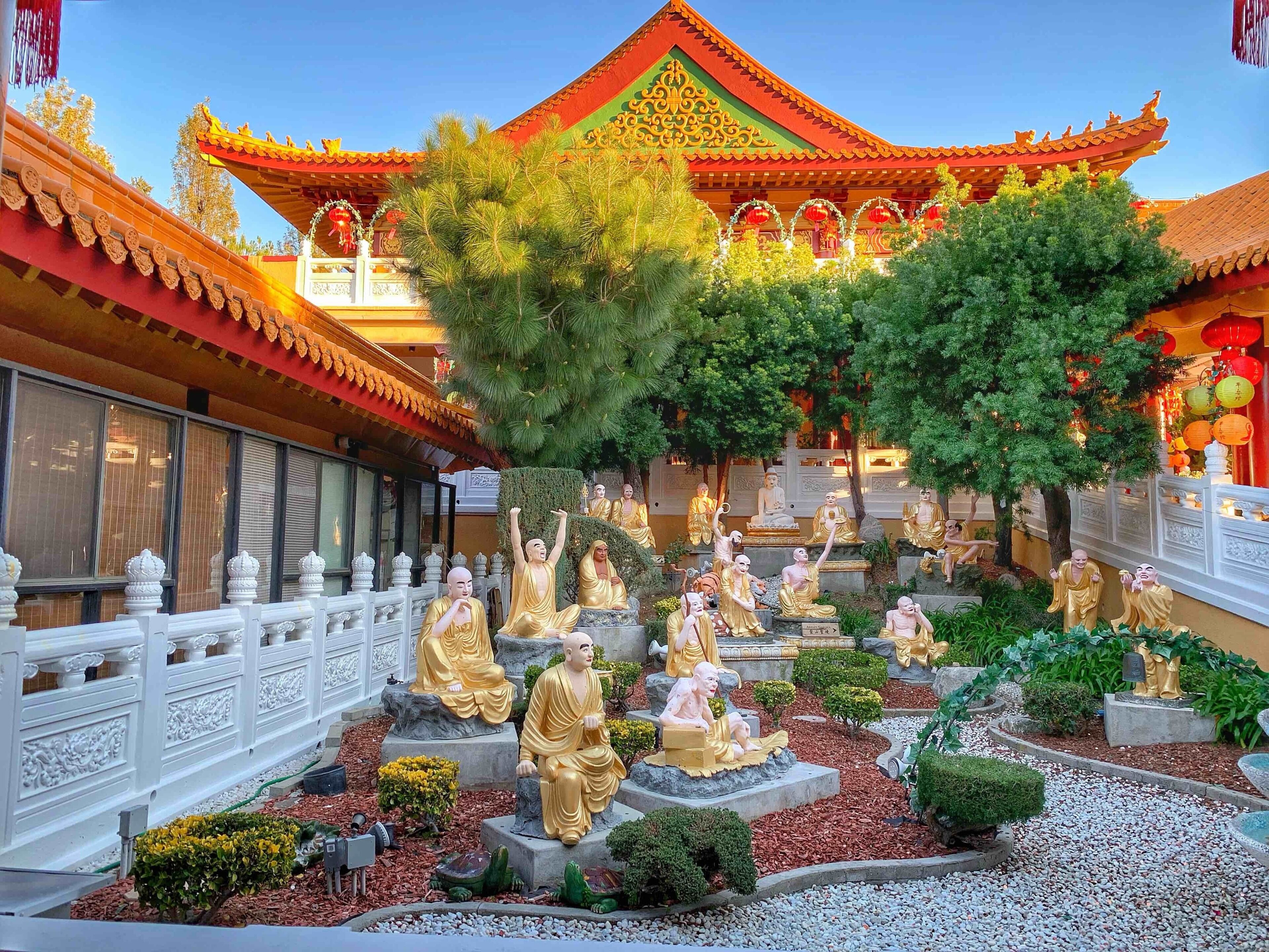 Beautiful temple in Los Angeles area.