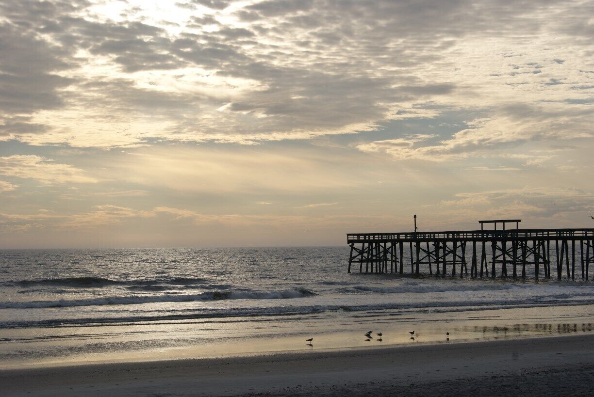 A short walk from my house.  One of the most beautiful beaches in Florida.