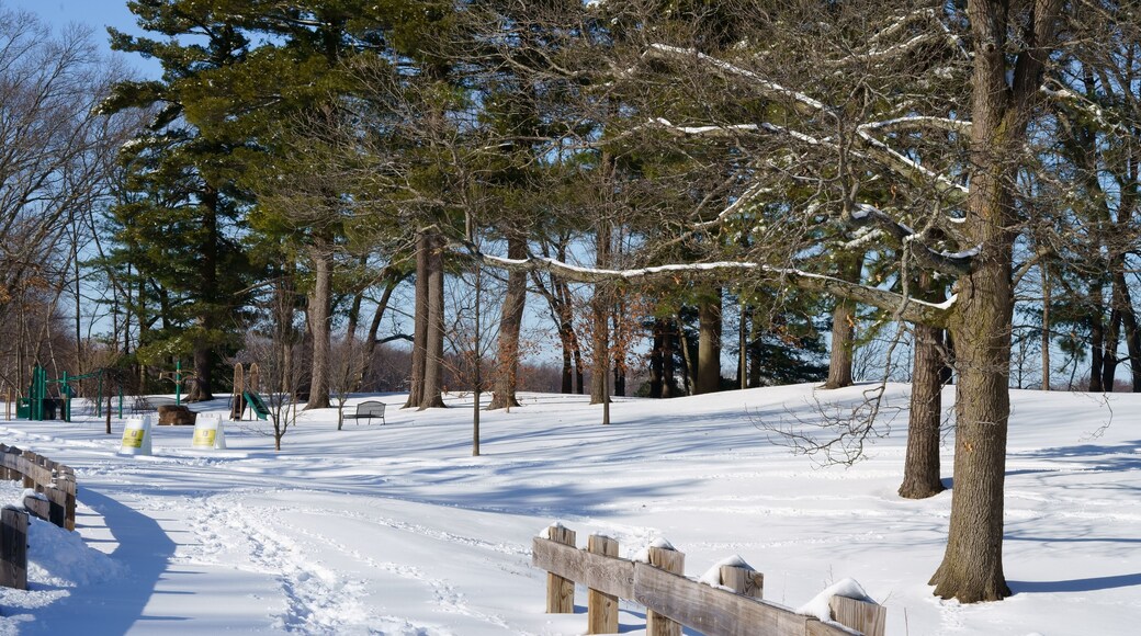 Winter scenery Framingham MA USA