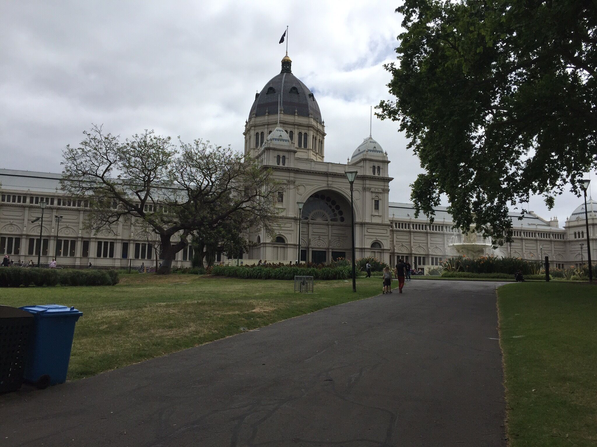 The Royal Exhibition Building, located in Carlton Gardens 