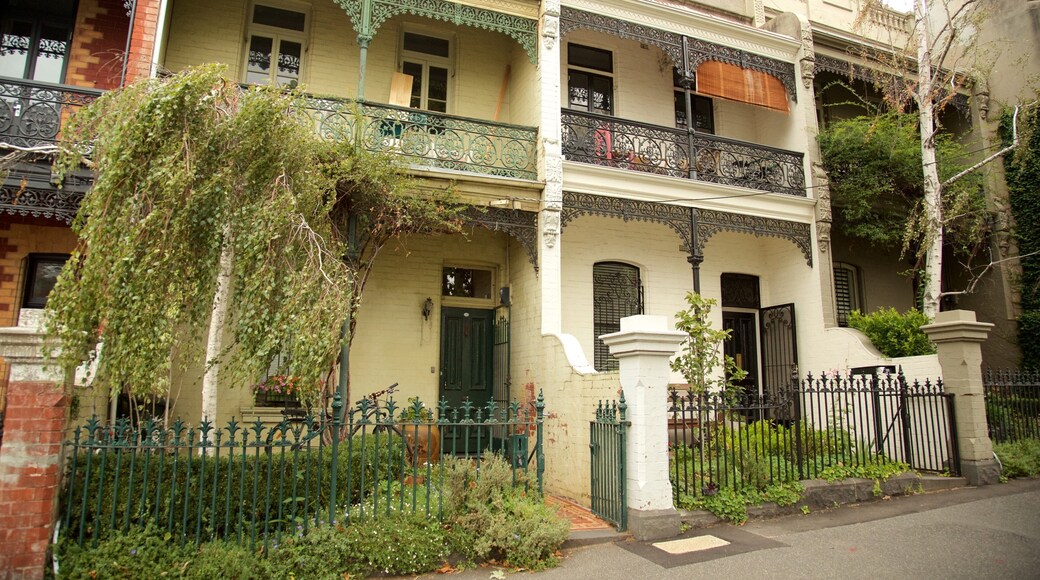 Carlton som inkluderer historisk arkitektur og kulturarv