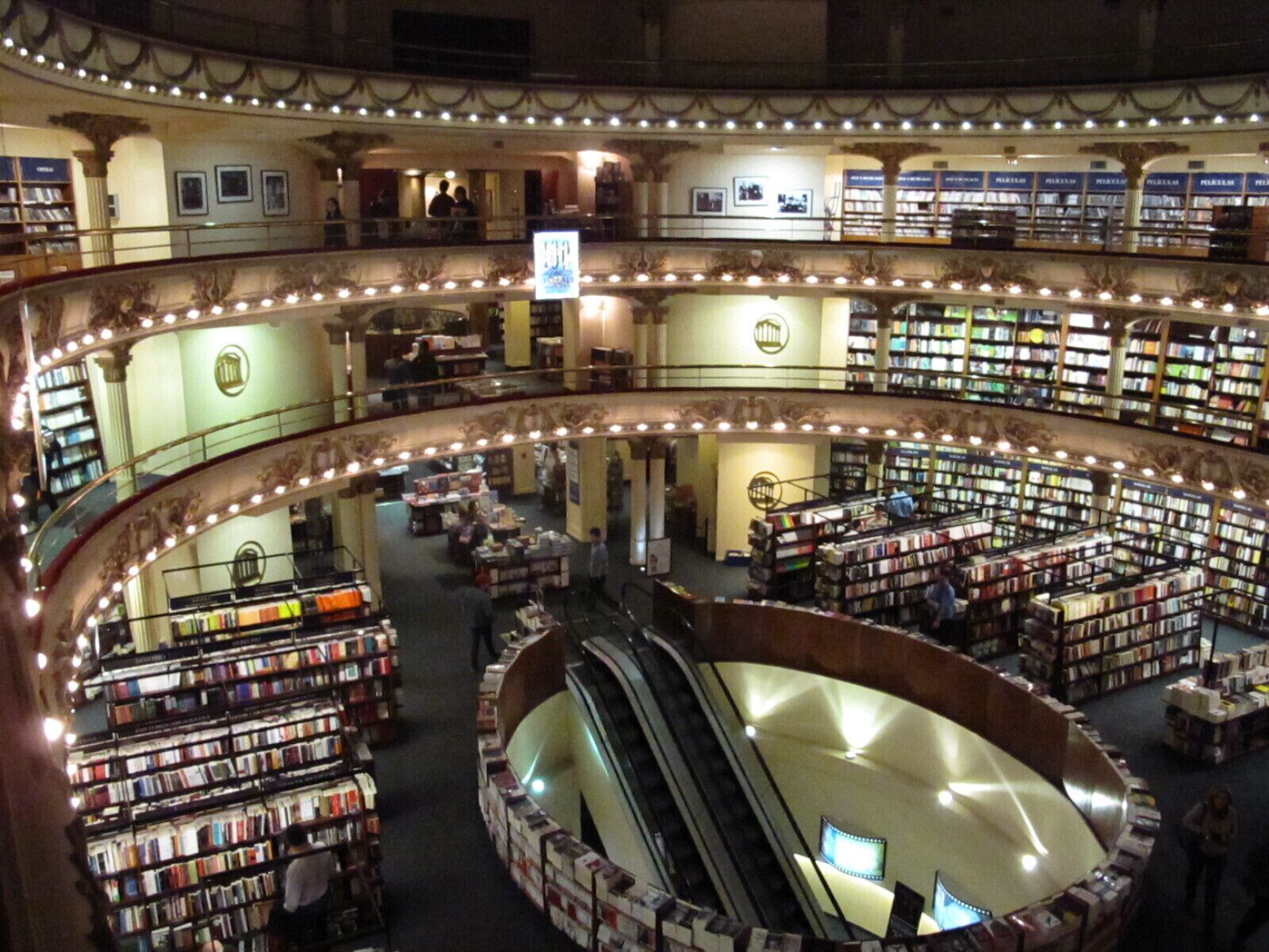 A book store in a magnificent & historical building.