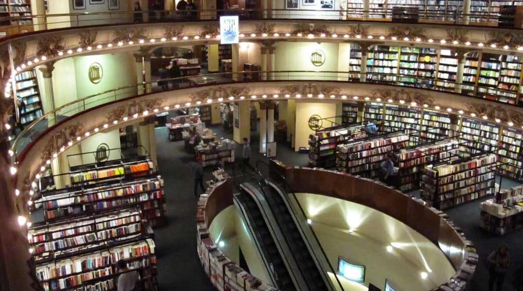 A book store in a magnificent & historical building.