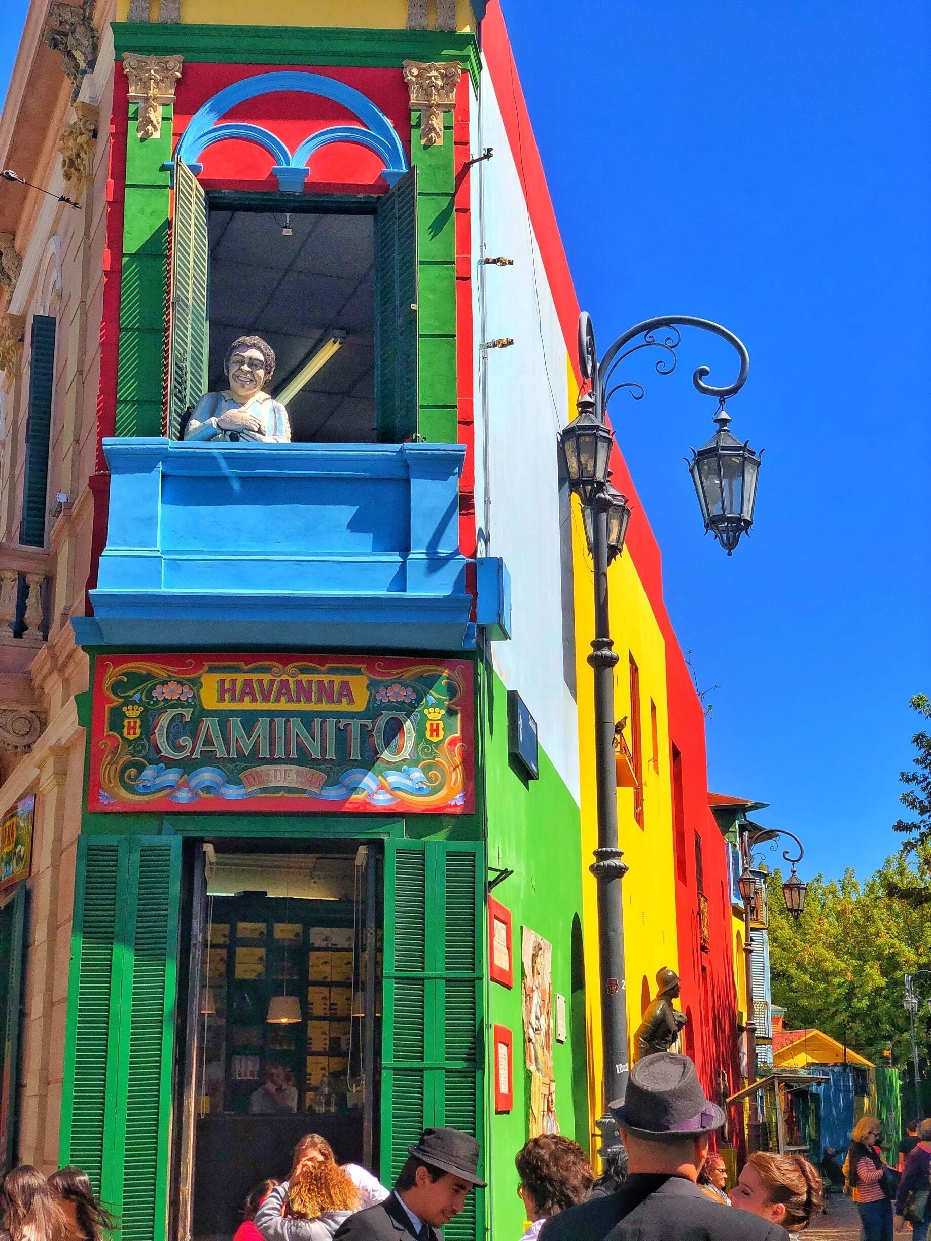 This is the Havana Cafe in La Boca area of Buenos Aires 
#details