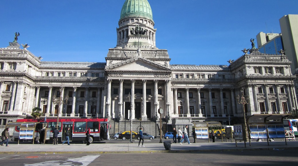 Argentina's House of Congress is strikingly similar to the White House in Washington D.C., and that is because it was inspired by The White House. Be sure to stop in for one of a few daily tours, it is definitely worth a visit. Note: There is a pink room inside that designed by Evita Peron herself.