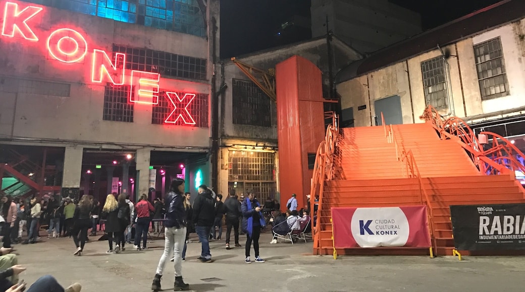 I love that industrial artsy alternative centre at Sarrmiento street. La bomba de tiempo plays every monday at 19 pm. It is a percussion band with around 15 people on the stage. So much fun!