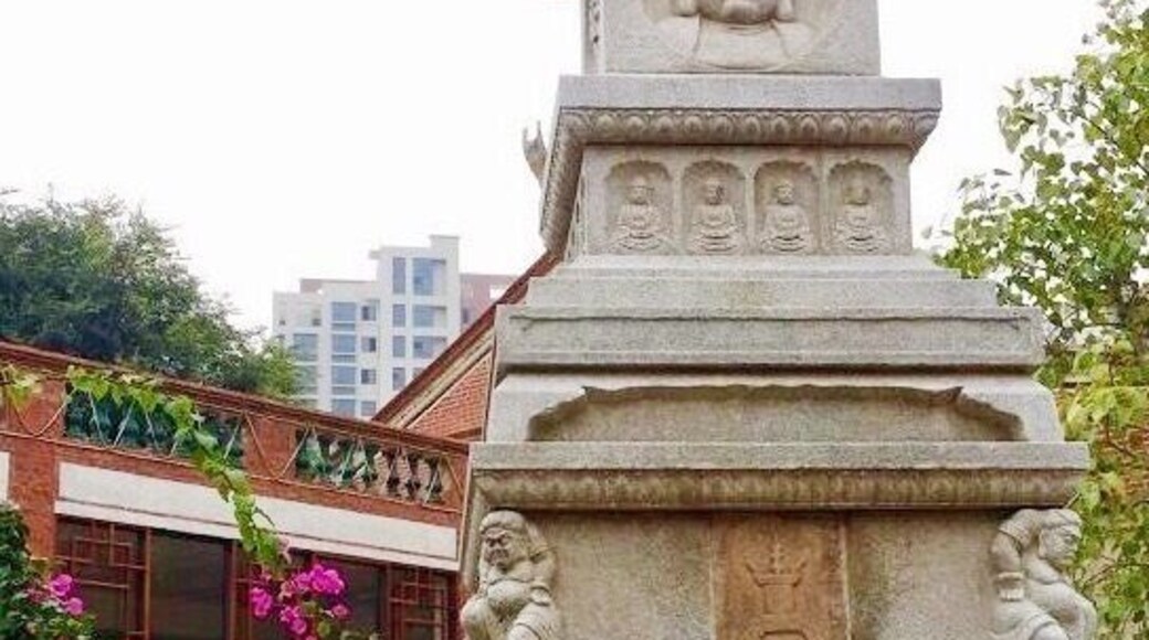 The Jinjiang Wudianshi traditional block is plopped right inside the bustling Quanzhou downtown, as if someone forgot this centuries-old plot of land in the redevelopment plans. You can see a high-rise in the background here, just outside the ancient walls protecting this little gem from the Min Dynasty. Enjoy the historical architecture, cultivated gardens and underground street food!