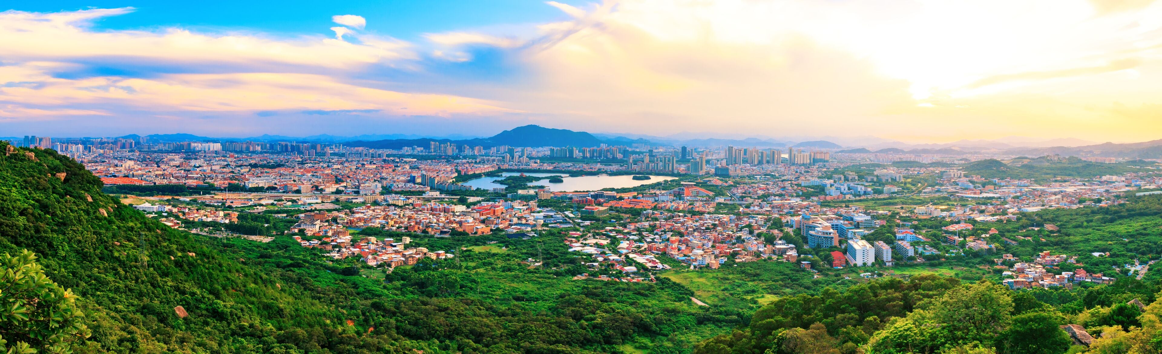 Panorama of Quanzhou City, China