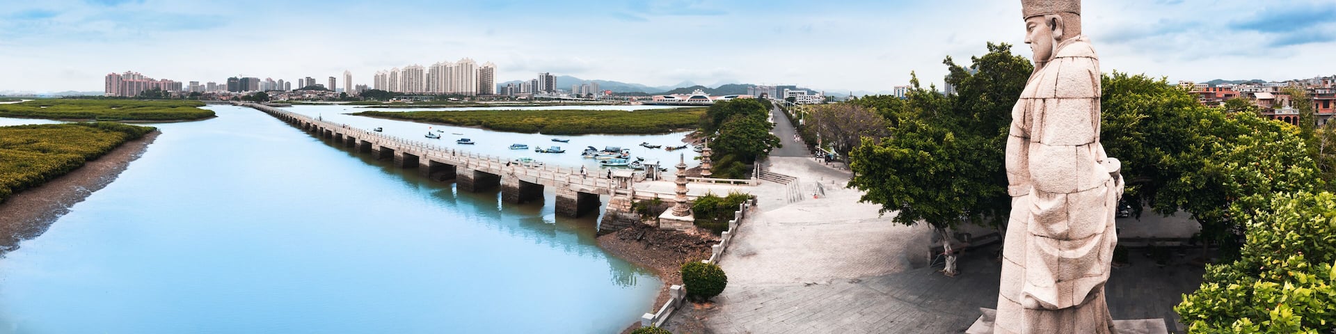 Luoyang Bridge scenic spot, Quanzhou City, Fujian Province, China