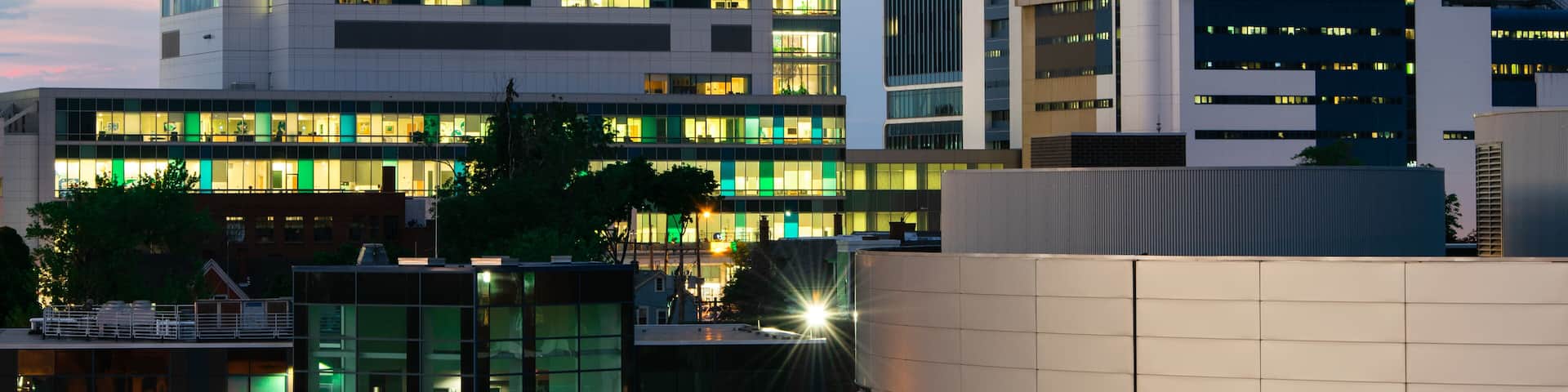It was a stunning sunset. Photo took from the rooftop in my building.