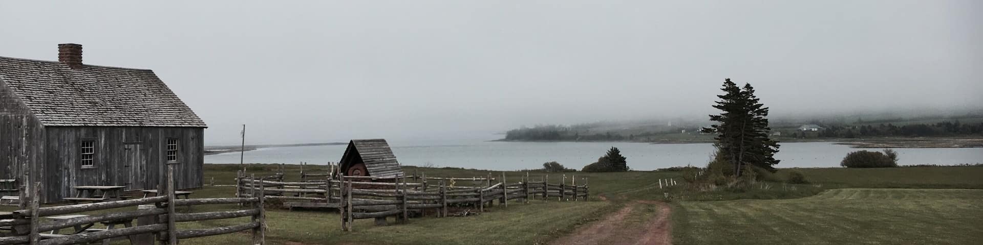 The fog was coming over...