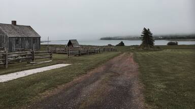 The fog was coming over...