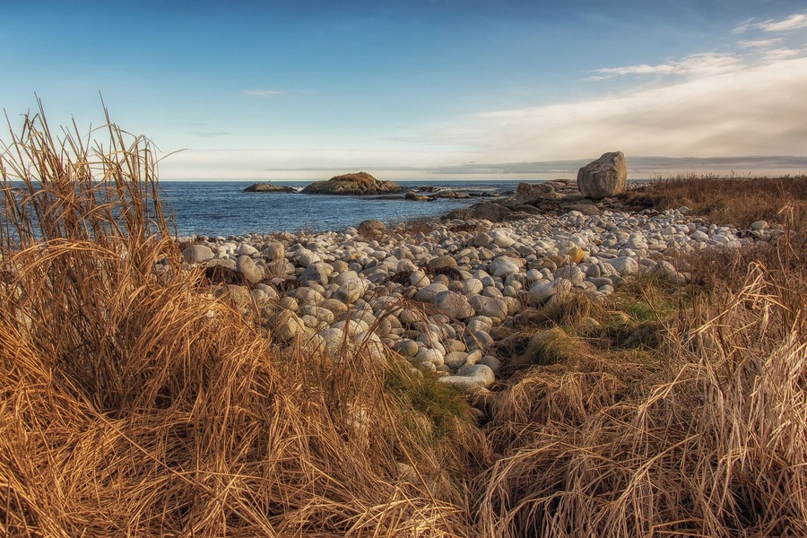 The Kejimkujik Seaside Adjunct is a satellite location of Nova Scotia's mainland national park. It's a relatively easy hike that takes you out and around a stunningly wild coastline.