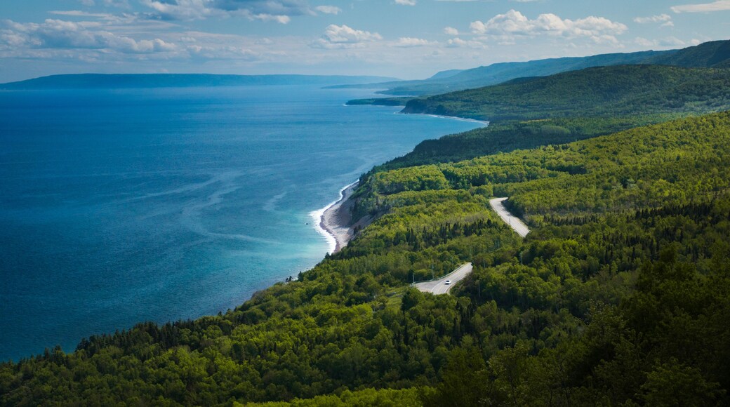 Coastal highway on the east coast of Canada