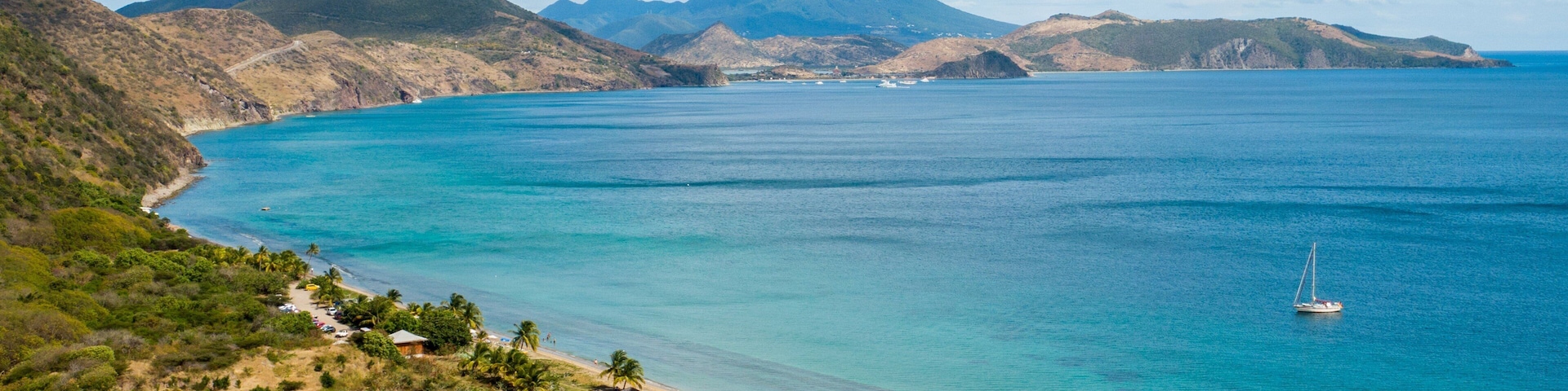 Frigate Bay showing general coastal views, landscape views and a coastal town