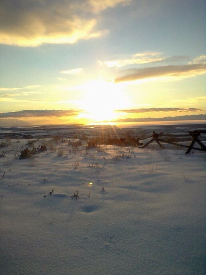 #Sunset on the shoreline. #bonnevilleshoreline