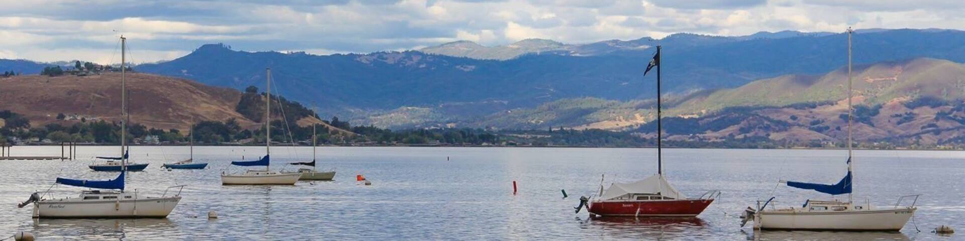 Beautiful inland lake...