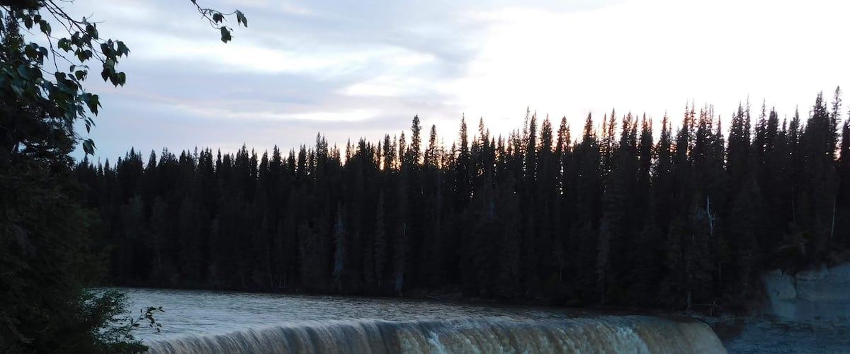 This waterfall is beautiful, and you can hear them throughout the campground.