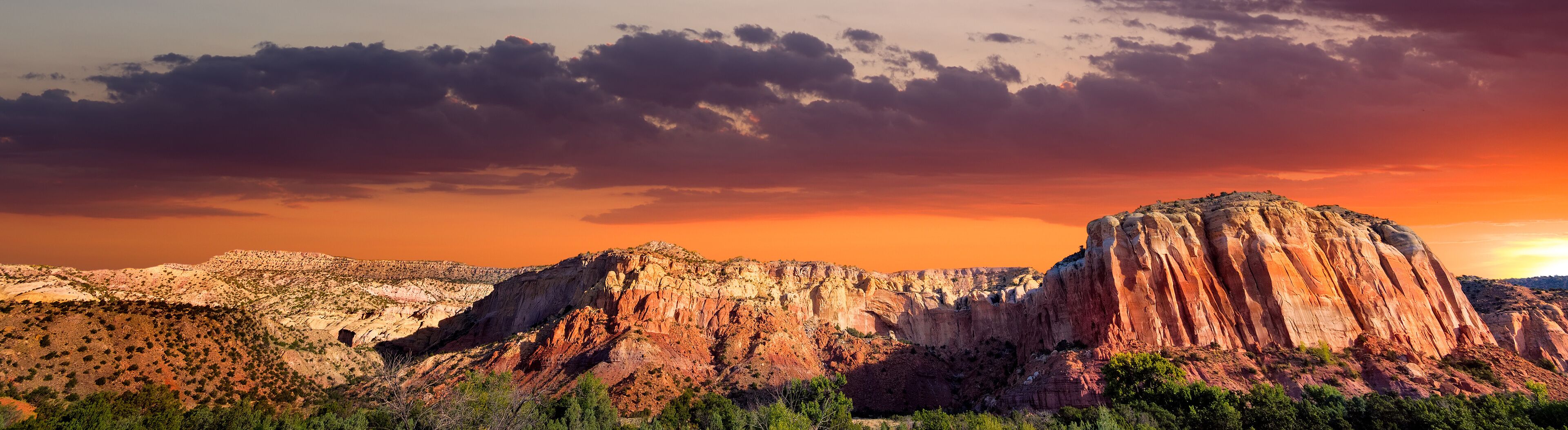 Sunset at Ghost Ranch