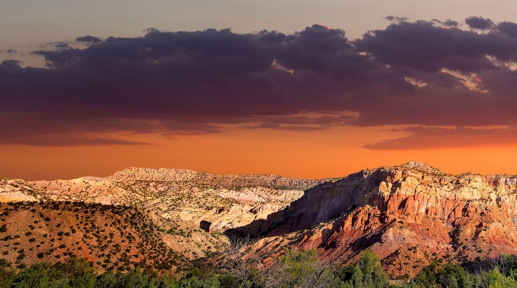 Sunset at Ghost Ranch