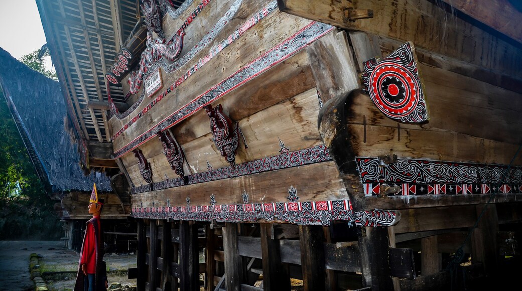 Traditional Batak Architecture, Lake Toba, North Sumatra, Indonesia