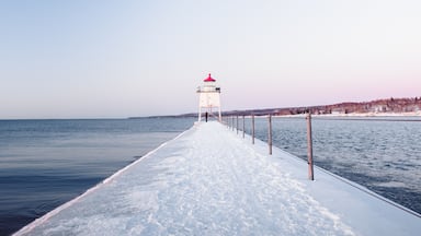 Cold morning in Minnesota. Fishermen would pull fish from the water and they would freeze immediately.