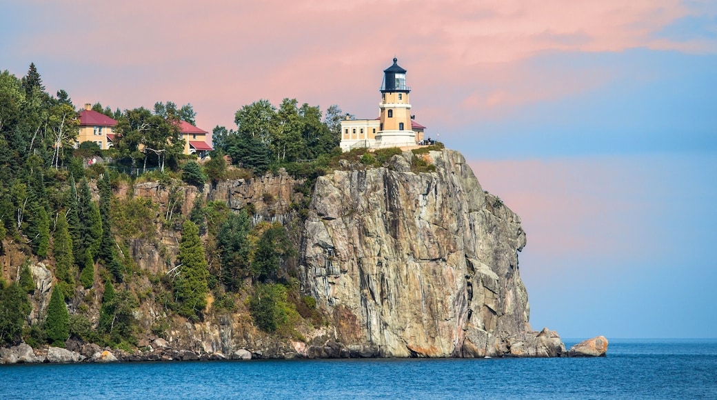 Split Rock Lighthouse is located on the North Shore of Lake Superior just north of Two Harbors, MN. It was completed in 1910 and is one of the most picturesque lighthouses in the US.
