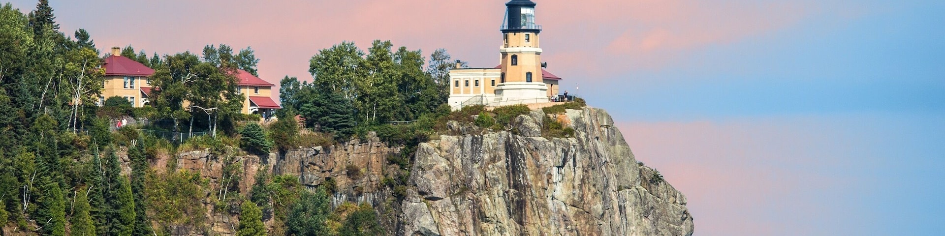 Split Rock Lighthouse is located on the North Shore of Lake Superior just north of Two Harbors, MN. It was completed in 1910 and is one of the most picturesque lighthouses in the US.