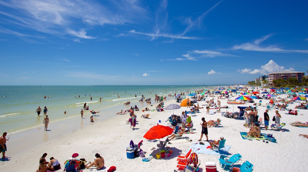 United States of America showing swimming, a beach and general coastal views