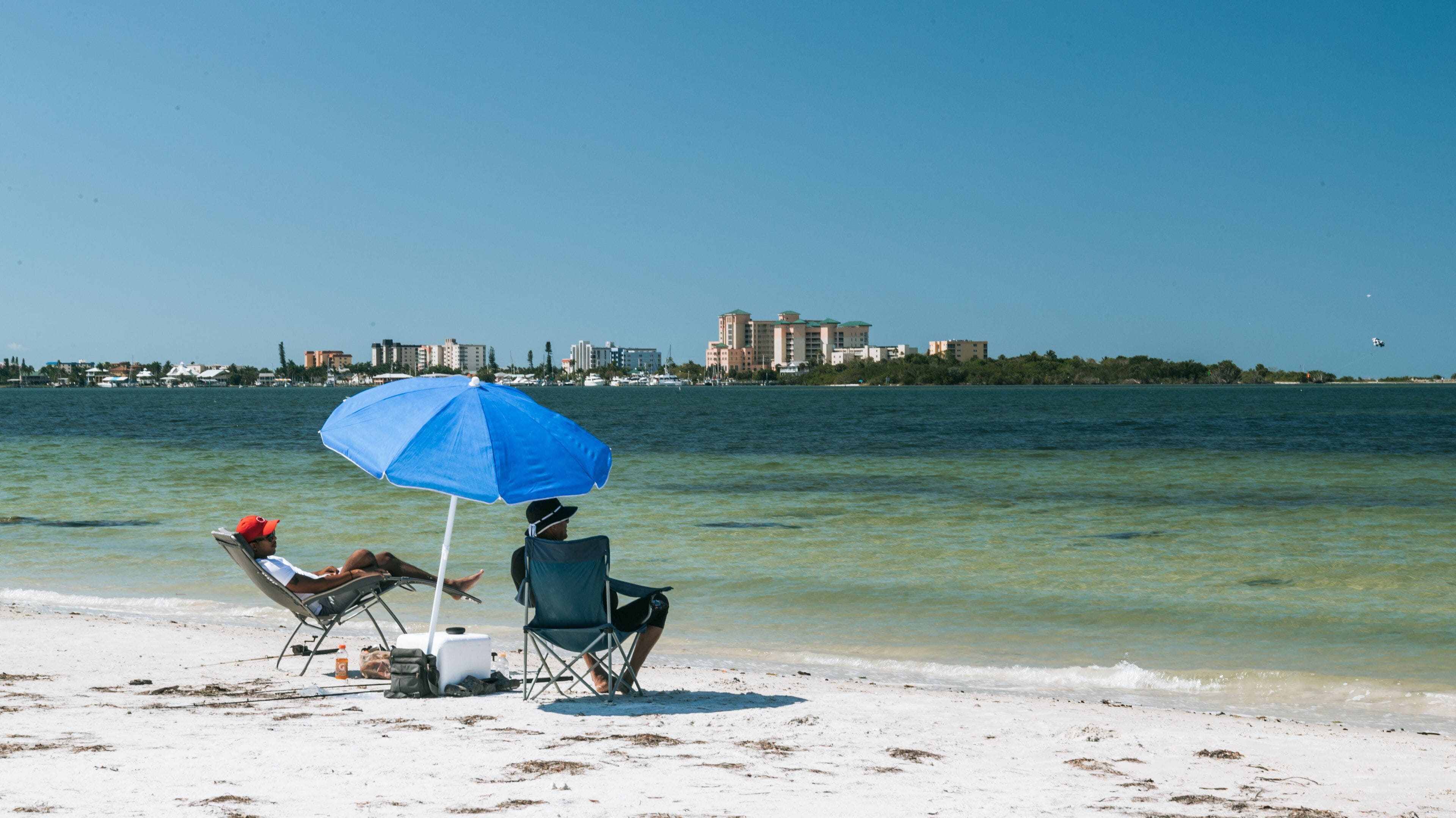 Fort Myers Beach featuring general coastal views and a beach as well as a couple