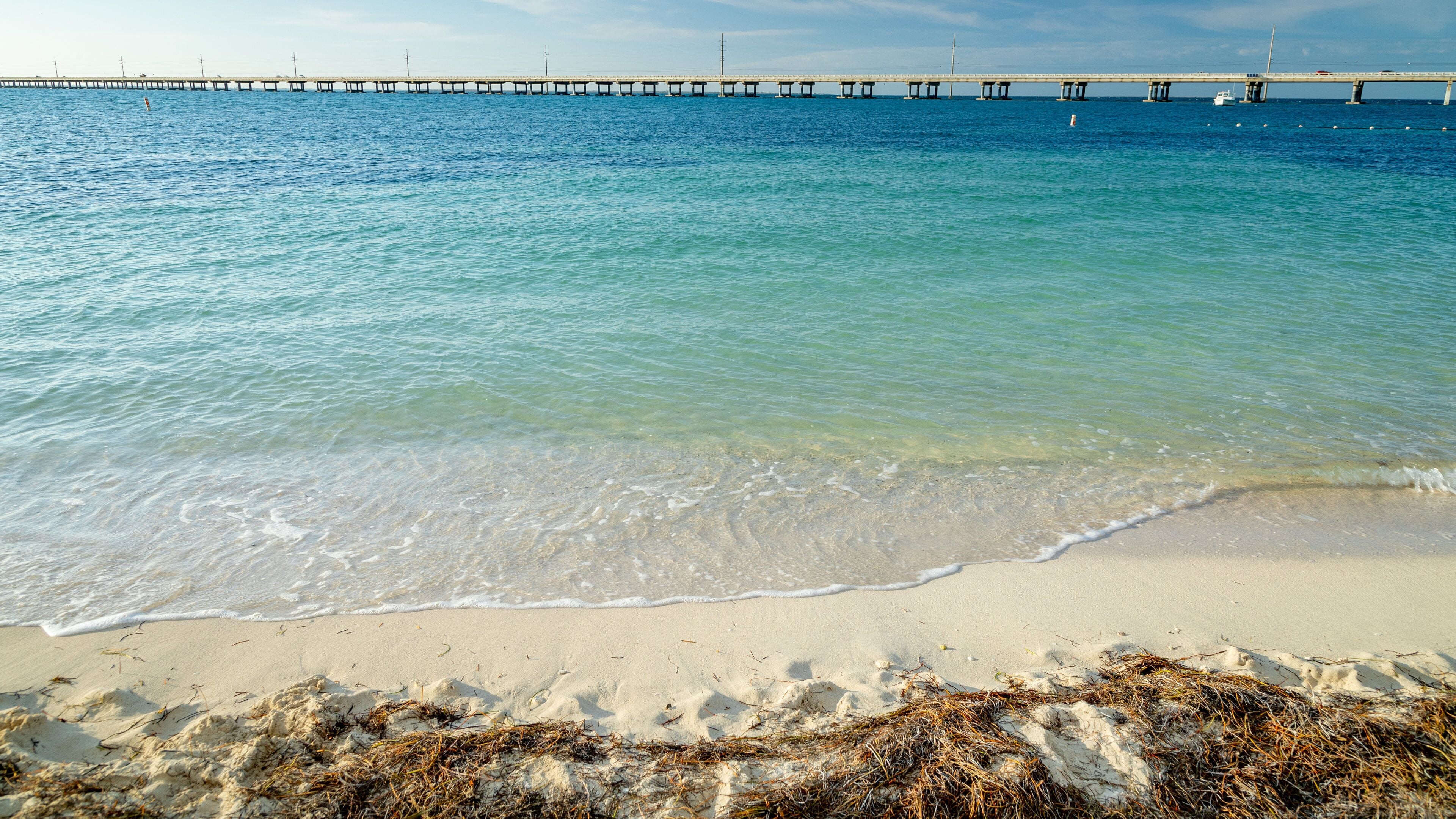 Bahia Honda State Park featuring a sandy beach and general coastal views
