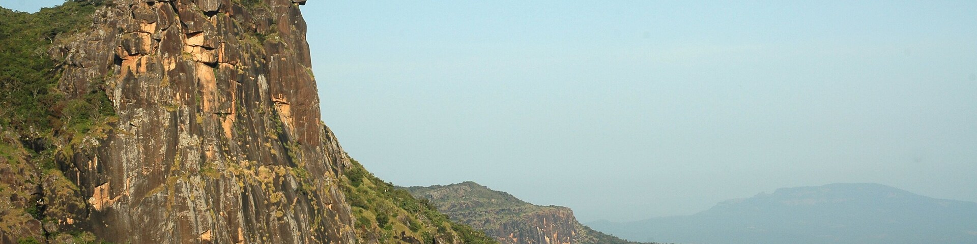 Overview of Dame de Mali in the Fouta Djalon mountains in Guinea
