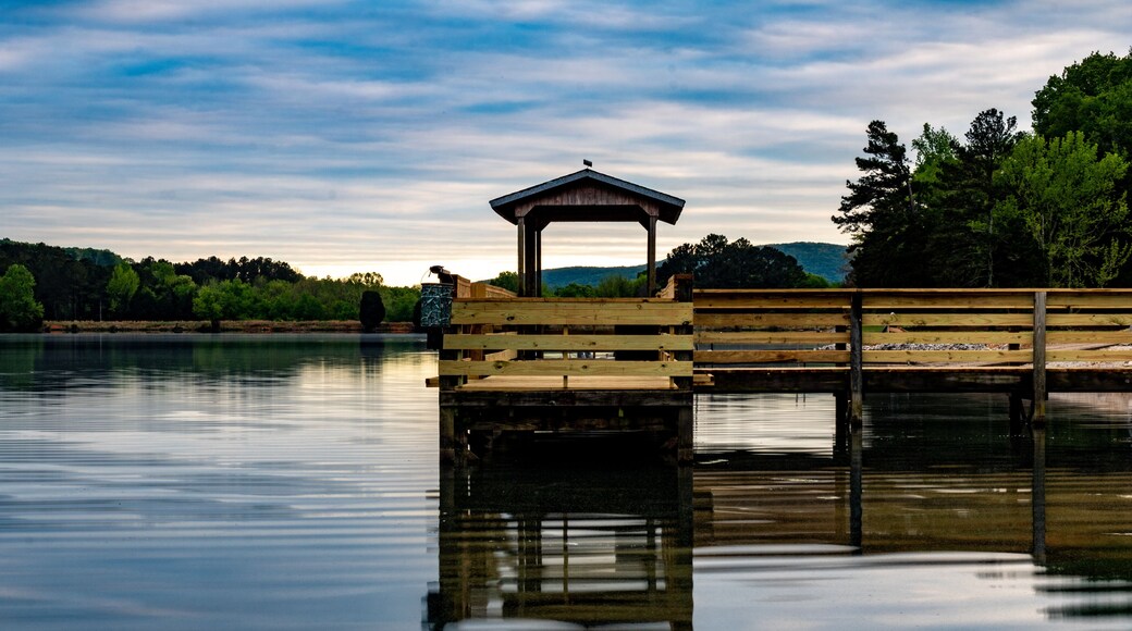 A Dock on the Madison County Public Lake in Gurley Alabama