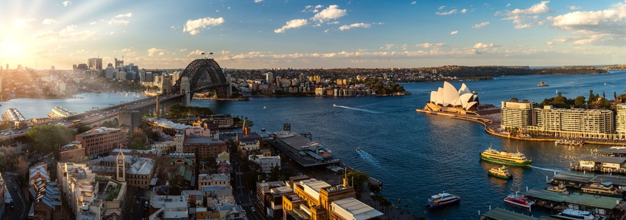 View point of Sydney harbour