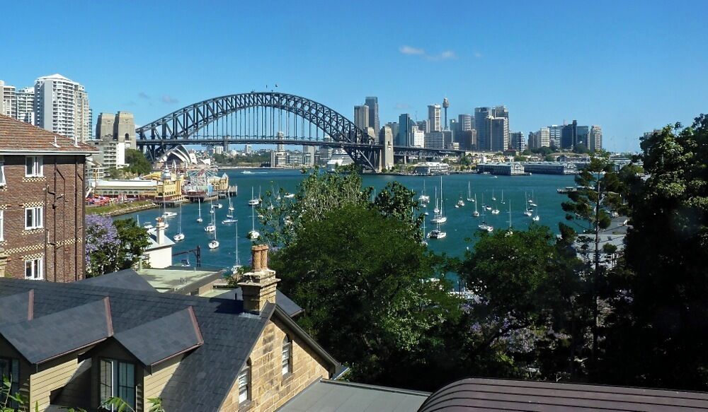 View of the Harbor from North Sydney.

There are some really gorgeous houses in North Sydney, and obviously stunning views! There's also Luna Park, a super cute amusement park right on the water.

The walk across the bridge was pretty great also!