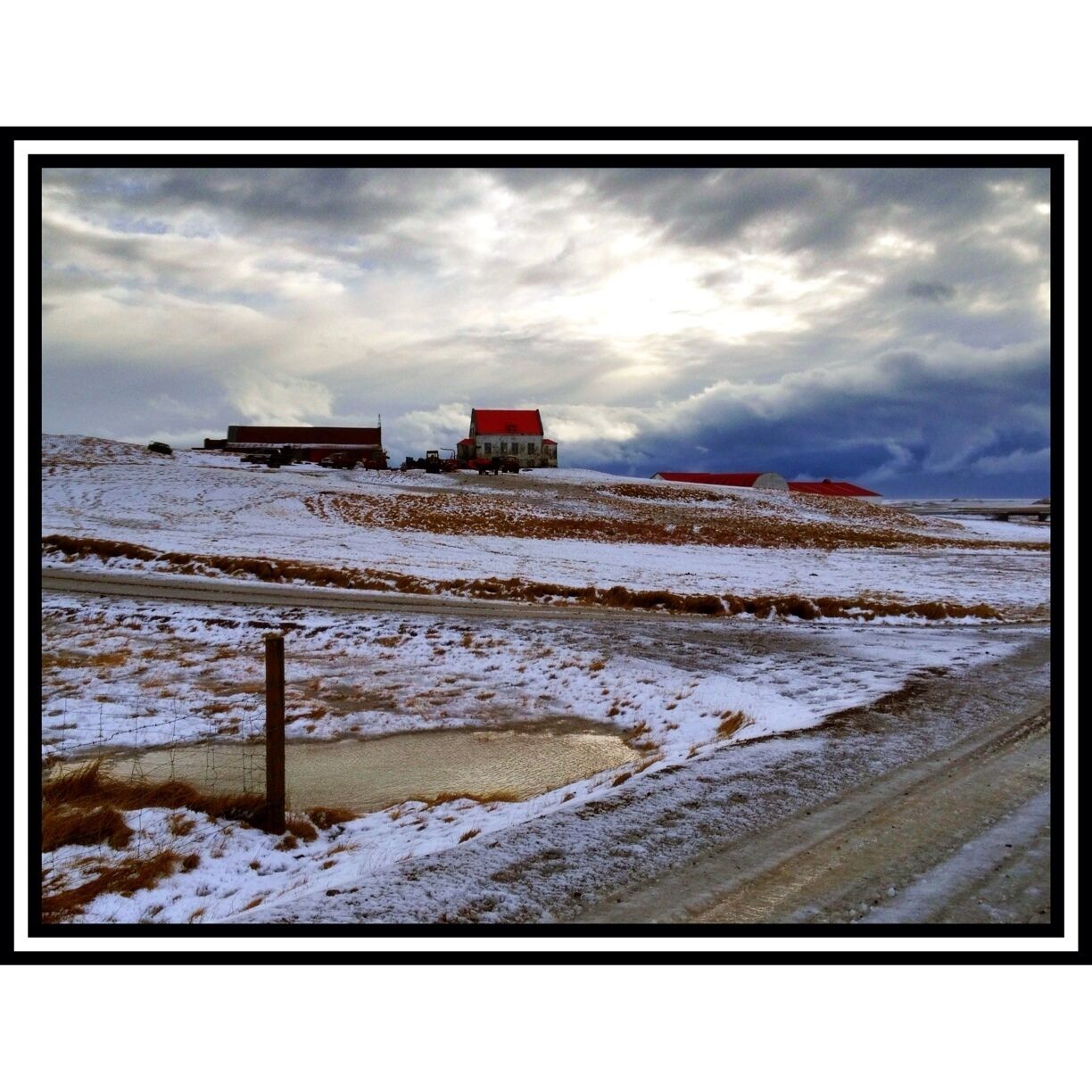 With 20 m/sec winds and sideways snow, it's best to stay near town.