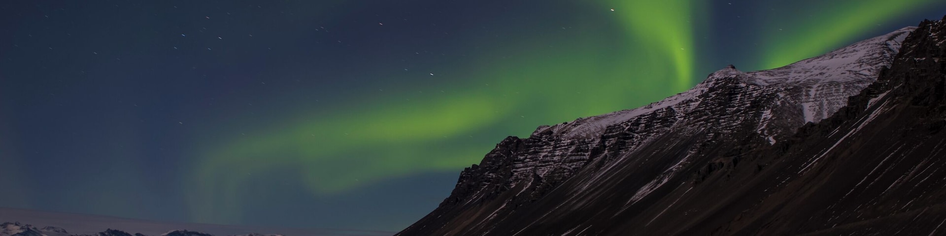 On the road to Stokksnes. Nice dark place to watch the northern light.