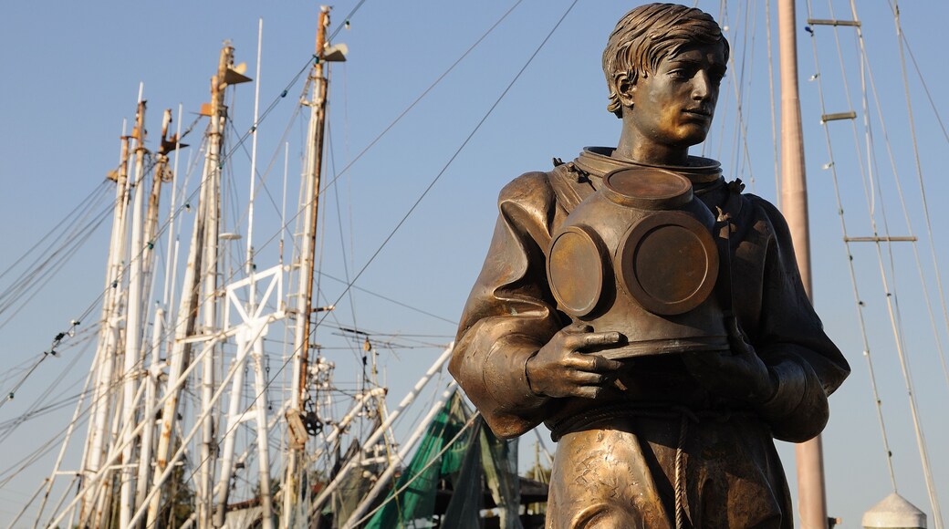 Sponge Diver at Docks in Tarpon Springs