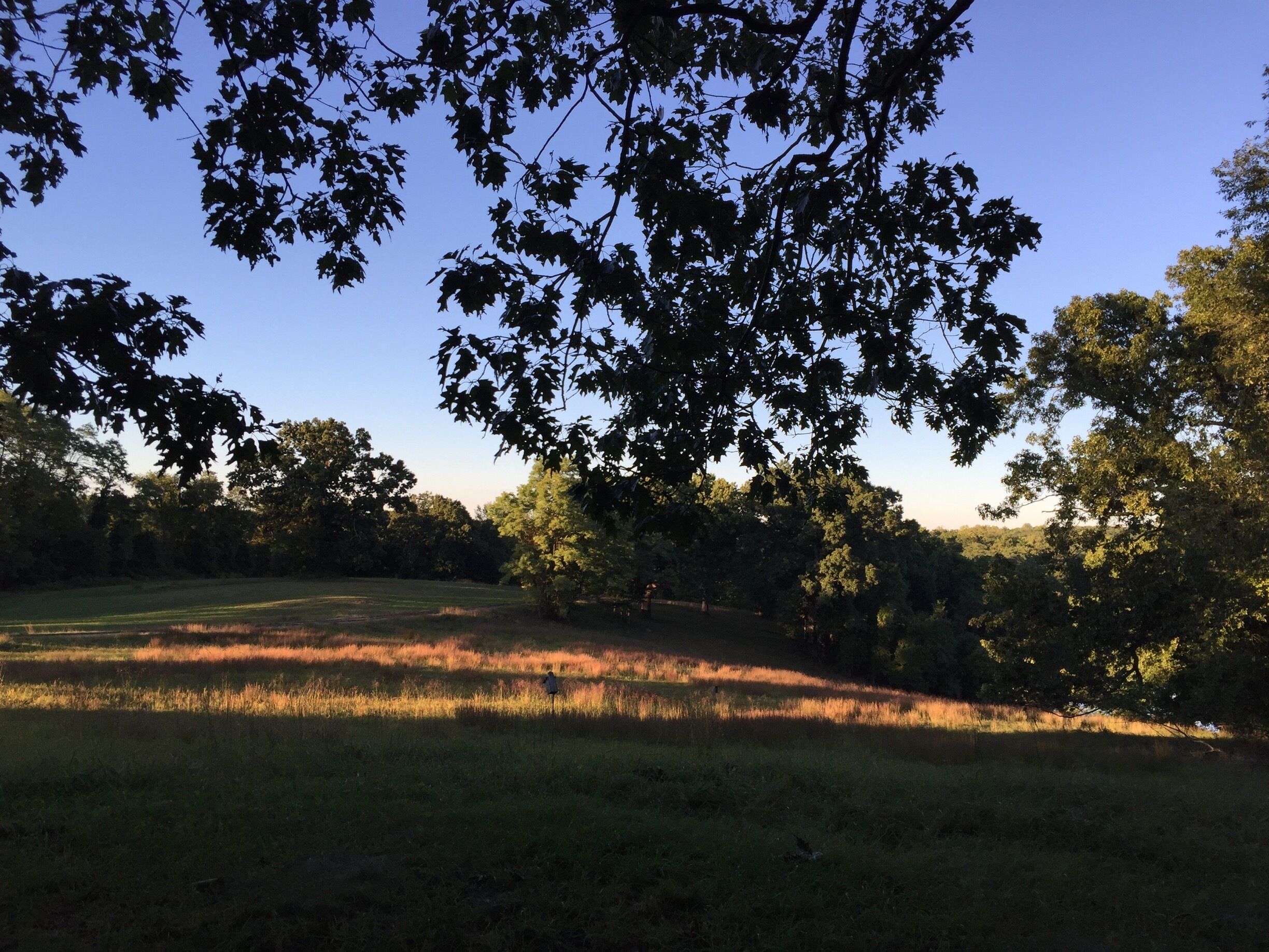 Sun is setting, time to make the walk home to SH