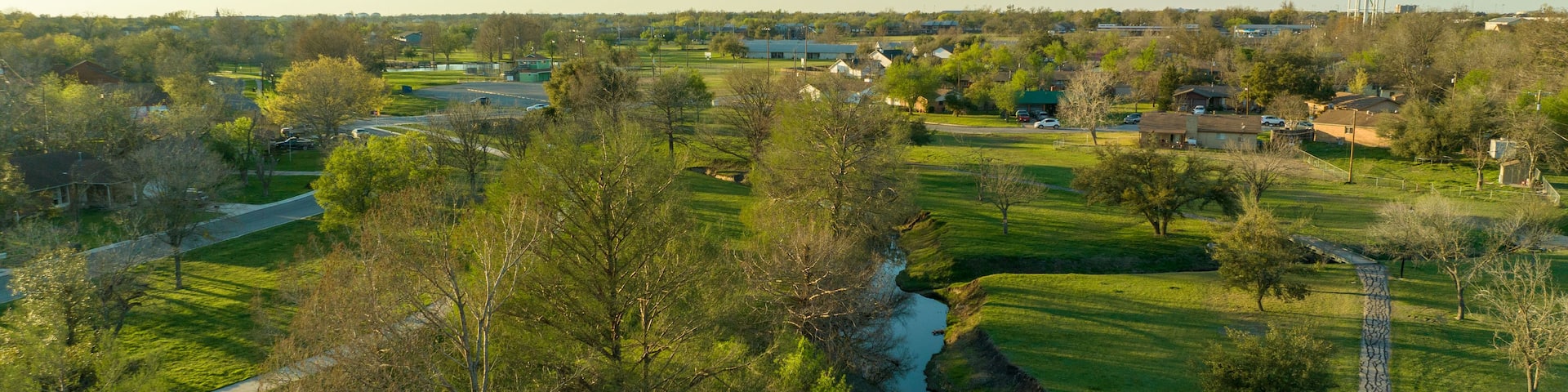 Creek at Taylor Frisbee Park