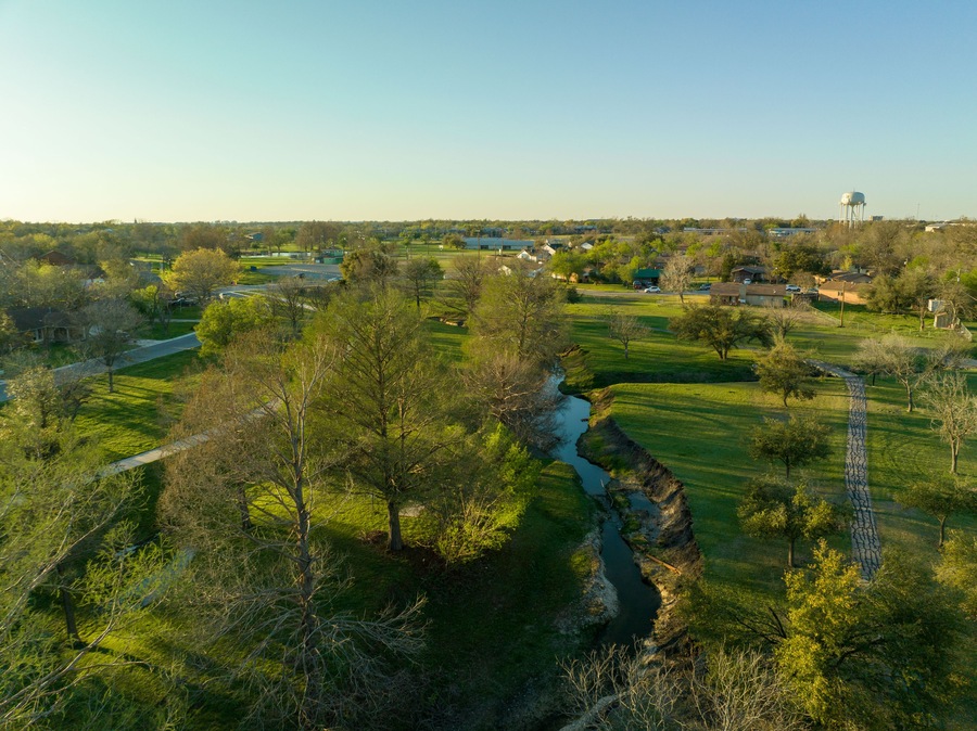Creek at Taylor Frisbee Park