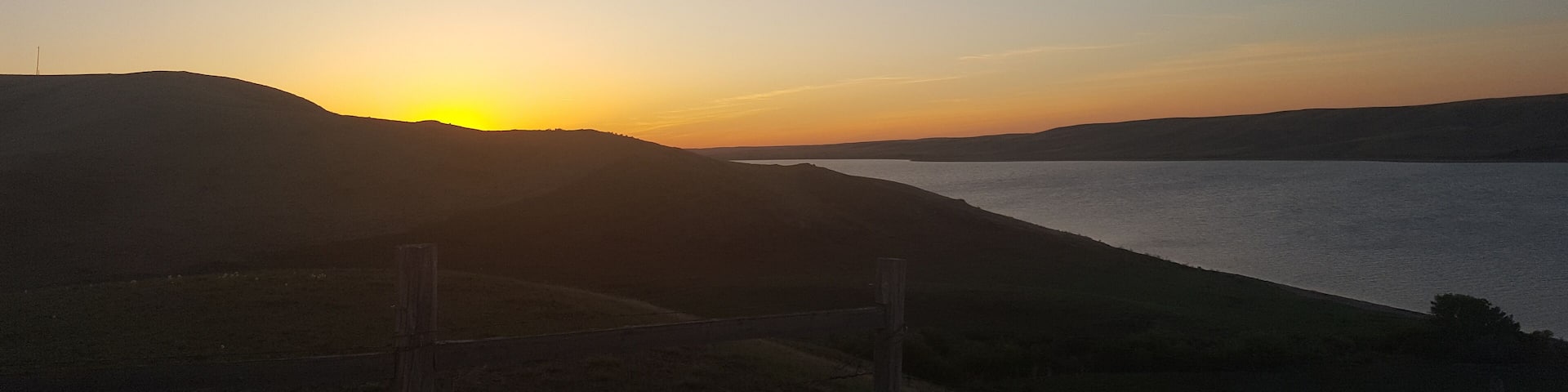 Beautiful peaceful camping with the best sunsets