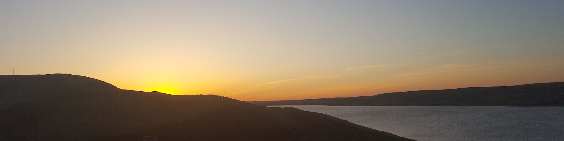 Beautiful peaceful camping with the best sunsets