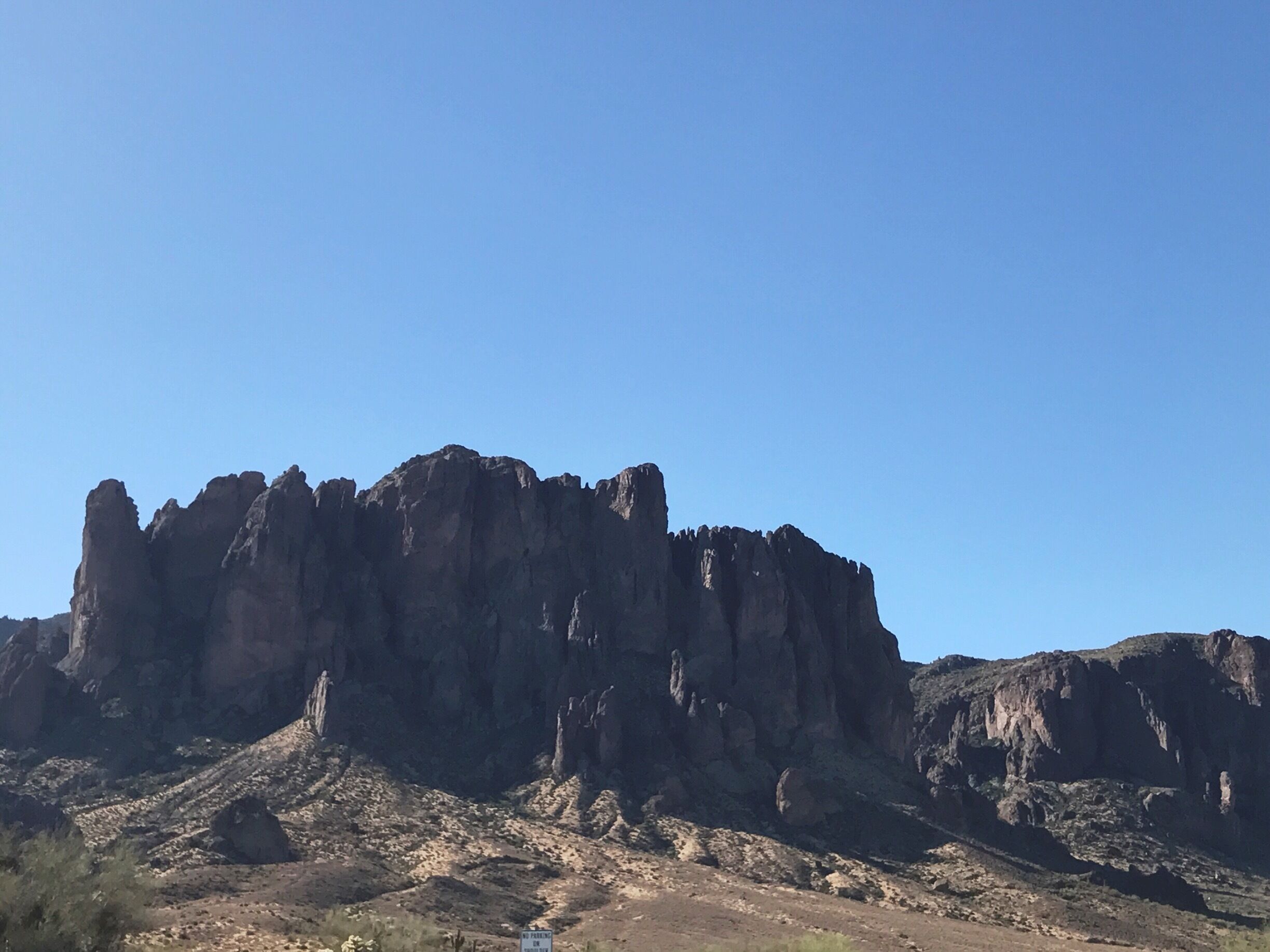 Take yourself to new heights above the flat land of Arizona.  The Superstition Mountains are a wondrous sight with iconic rock formations such as "Praying Hands Rock" or "Green Rock".  (As with every location in Arizona, you will find them to be named quite literally.)  During the warmest months, get an early start for best hiking conditions and always keep your eyes out for glimpses of Gila Monsters, Peccary, Desert Bighorn Sheep, Mule Deer, and many more creatures while taking in the amazing growth of the Saguaro cactus and other native plants.