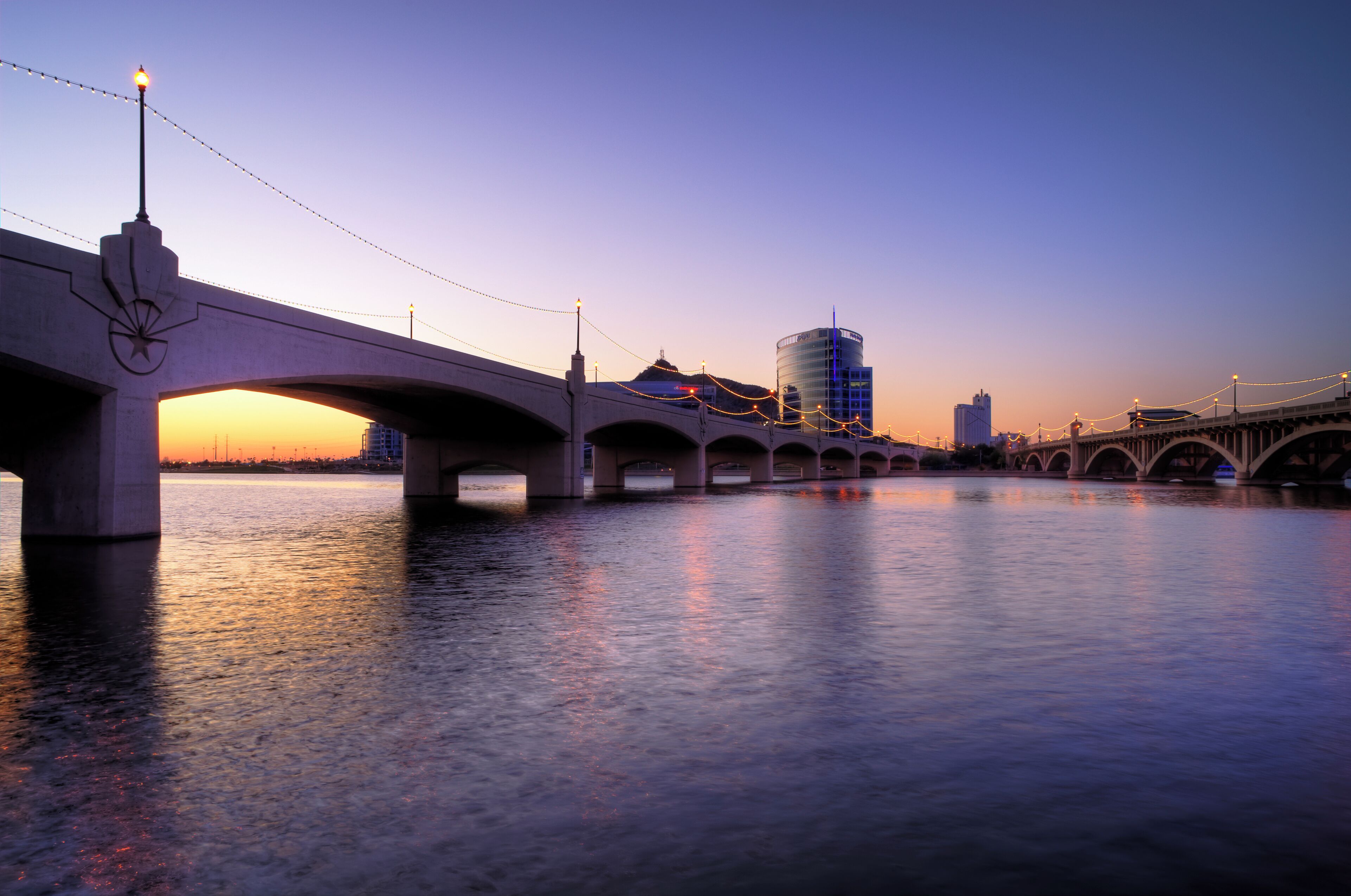 Tempe Town Lake & Mill Ave Bridges