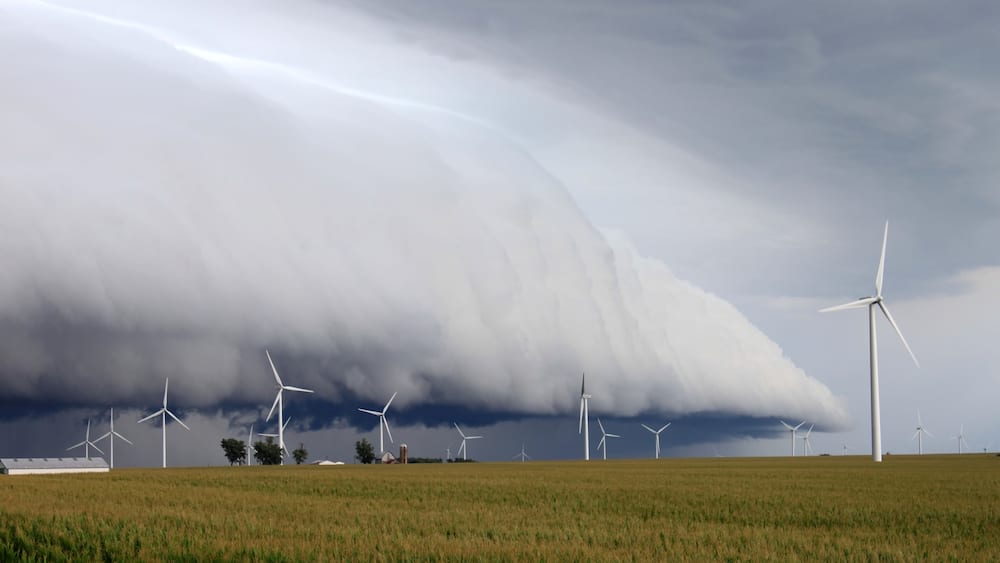 Shelf Cloud over northern Illinois